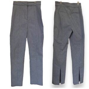 C/Meo Collective NEW Split Hem Back Hi Waist Stretch Houndstooth Check Stretch S